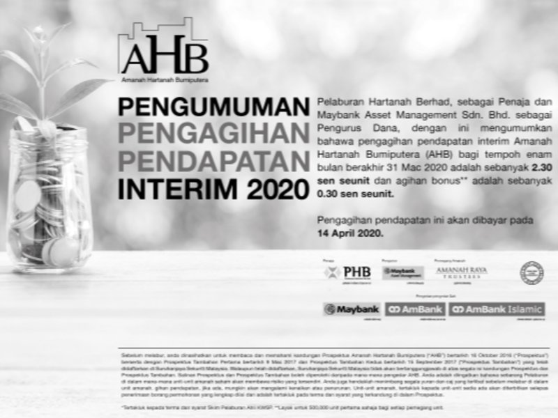 Pengagihan Pendapatan Akhir Sep 2020