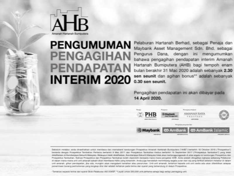 Pengagihan Pendapatan Interim 2020