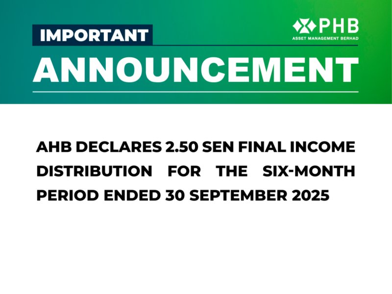 Announcement of Final Income Distribution 2025