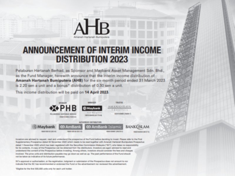 Interim Income Distribution Mar 2023